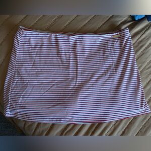 Misguided- Striped Red and White Women's Skort - NWOT
